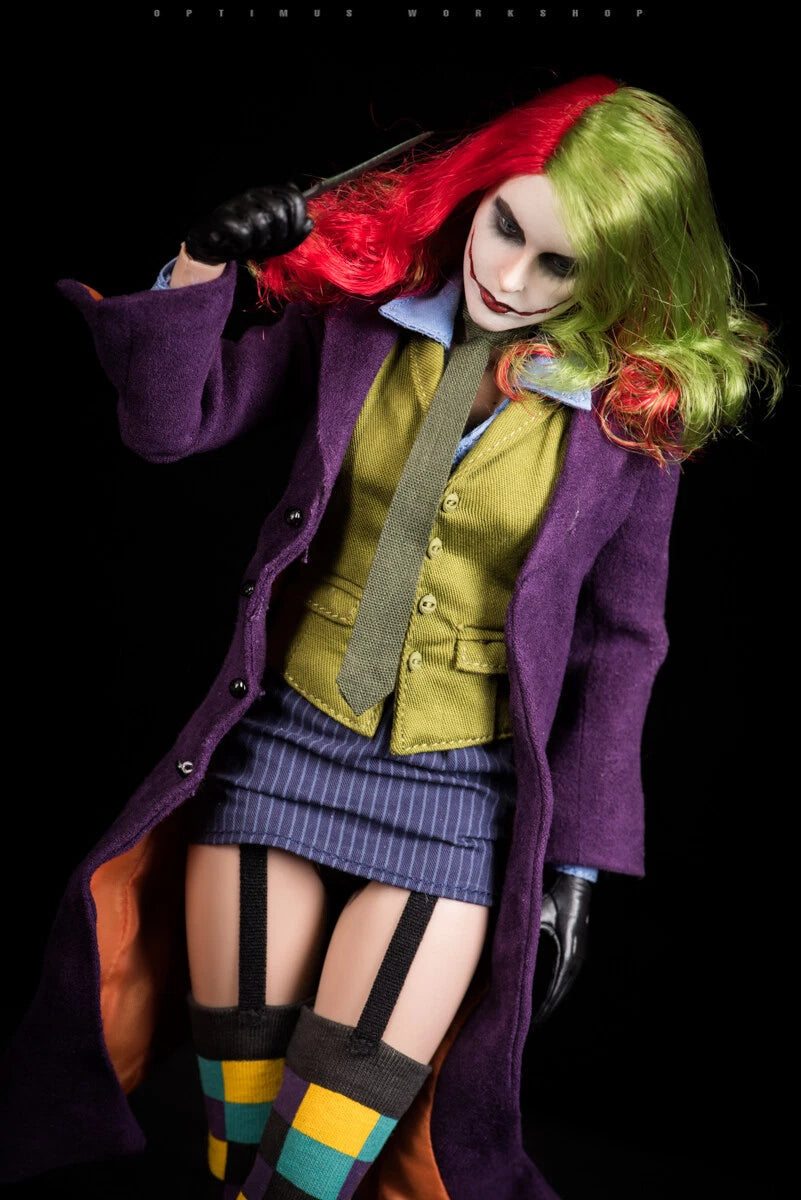 WOLFKING Female Joker Action Figure 1/6 Scale Model Toy WK89008A IN STOCK WOLFKING - KOEEK