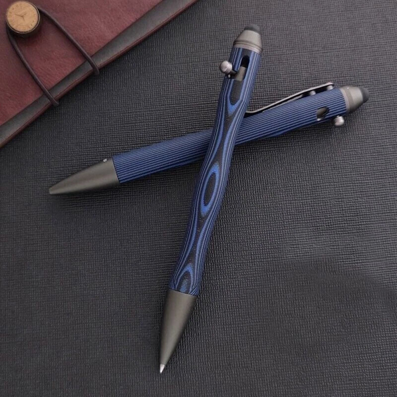 G10 Aluminum Alloy Ballpoint Pen Stylus Tip Touch Screen Pocket Writing EDC Pen 07FC0E-D4 - KOEEK