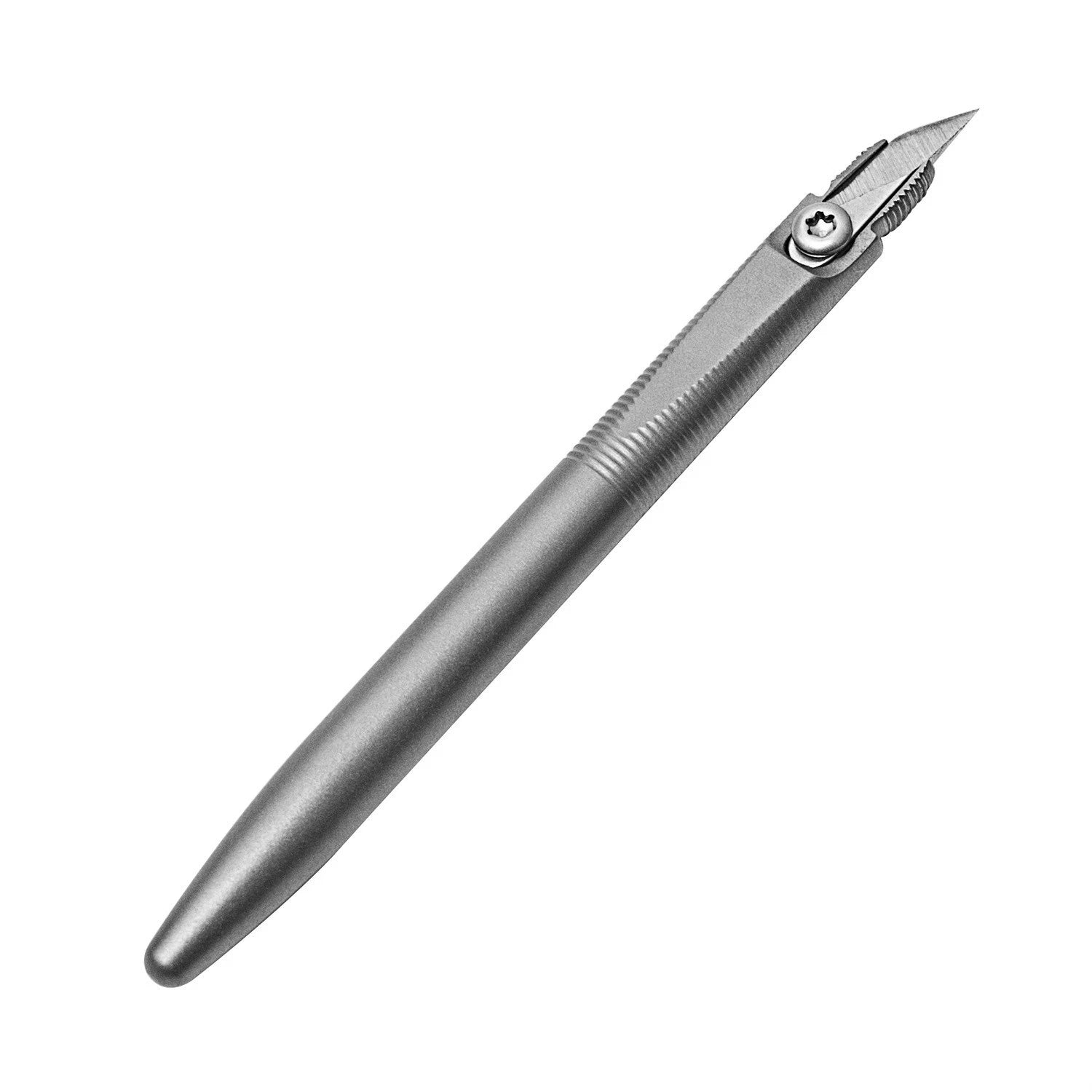 Mini Titanium Alloy Utility Pen Knife Keychain Portable EDC Blade Replaceable 07FC0E-D4 - KOEEK