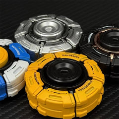 EDC Future Mecha Style Hand Spinner Zinc Alloy Silent Fidget Spinner Open Armor 07FC0E-D4 - KOEEK