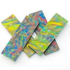 2 PCS Resin Material Knife Handle Blanks Scales Handle Material 120x40x8mm 07FC0E-D4 - KOEEK