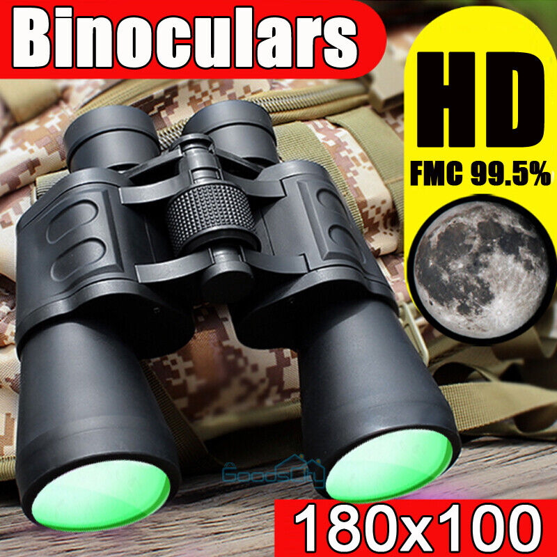 180x100 High Power Waterproof Military Binoculars with Case