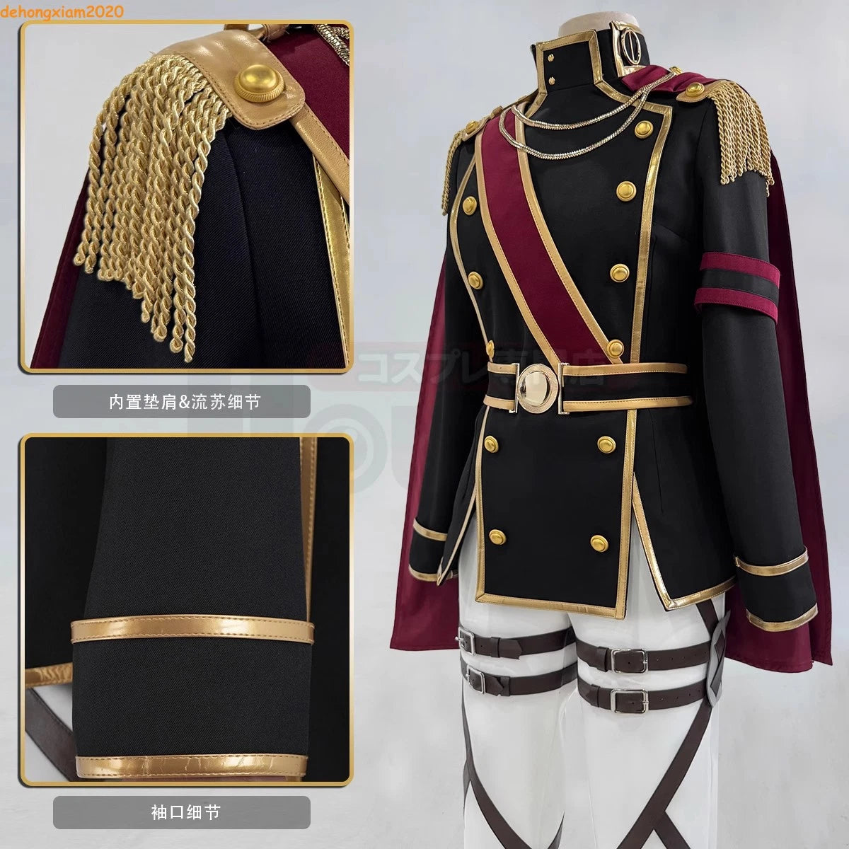 Attack On Titan Mikasa·ackerman Scout Regiment Men Cosplay Costume Coat Pants 07FC0E-D4 - KOEEK