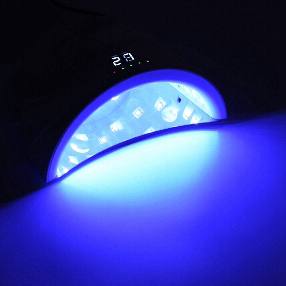 ny 48W Trådløs Nail Lamp Nail Led UV Light Nail Polish Dryer Tool US Plug