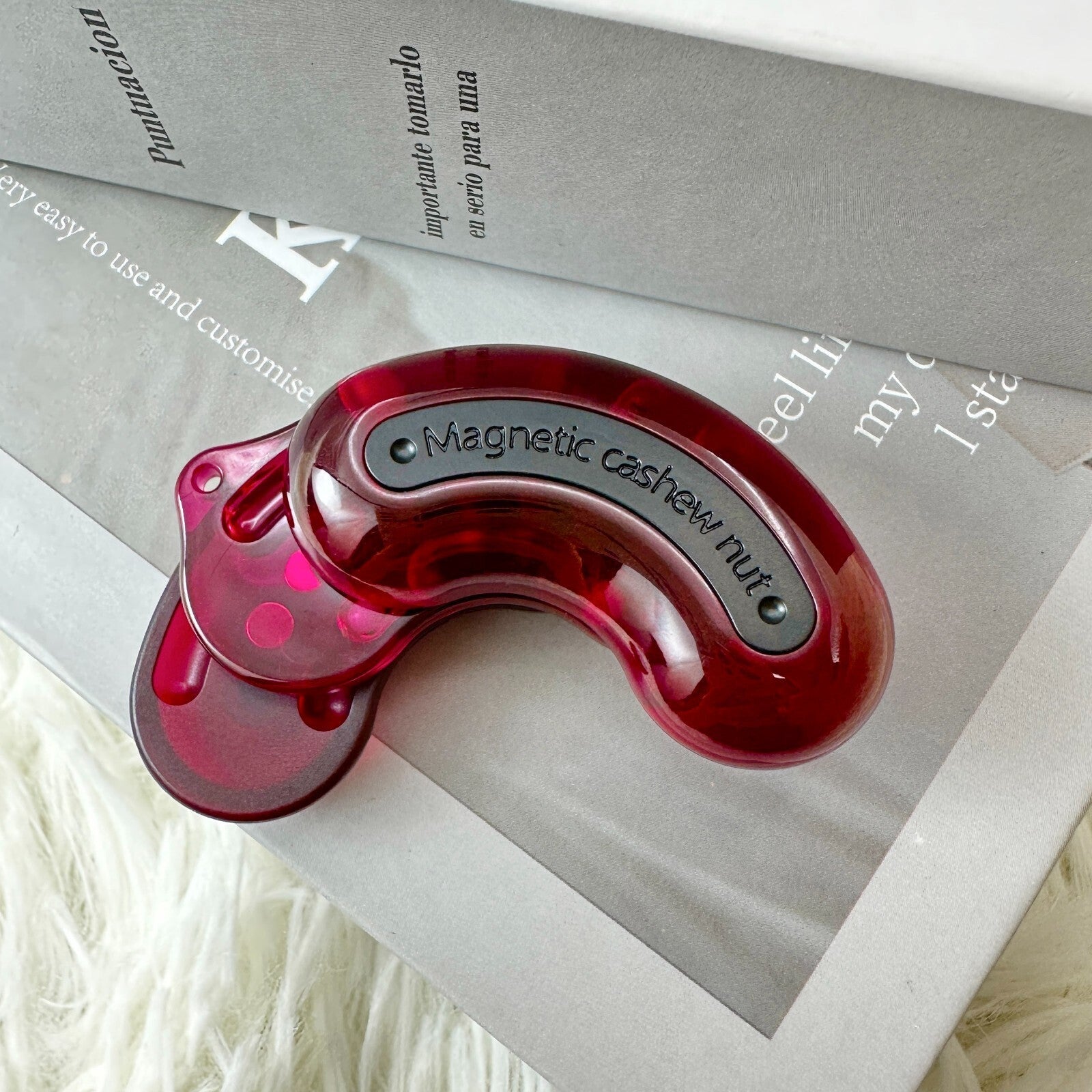 Gao Studio Cashew Hand Push Slider Fidget Desk Toys Gamer EDC PPB Gifts for Him 07FC0E-D4 - KOEEK