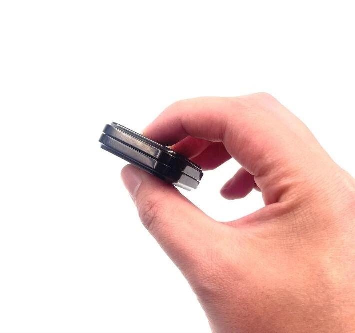 Maze Side-Push Fidget Slider Stylish Stainless Steel Mechanical Fidget EDC Toys 07FC0E-D4 - KOEEK
