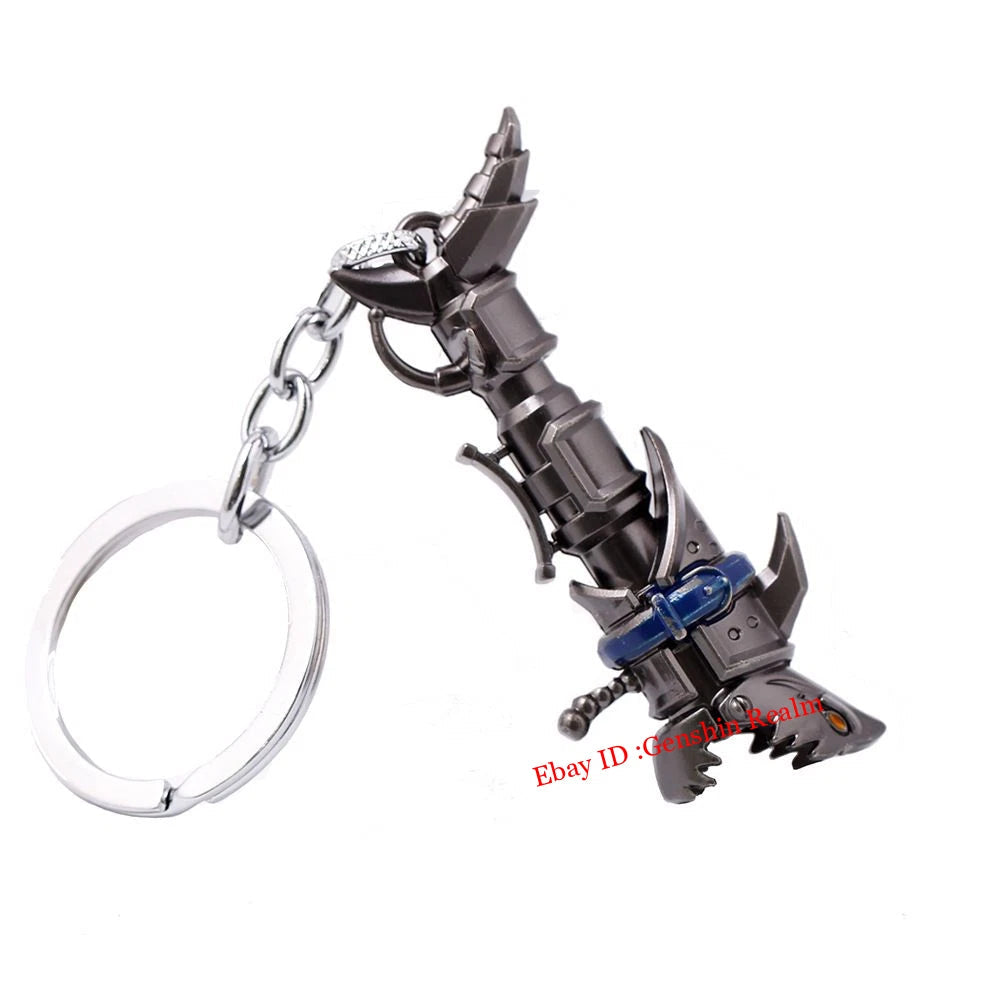 Anime Arcane：League of Legends Jinx Metal Keychain Backpack Pendant Decor Gift 07FC0E-D4 - KOEEK