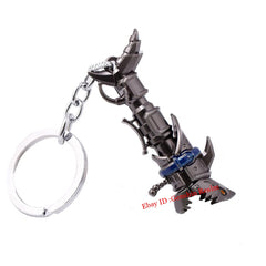 Anime Arcane：League of Legends Jinx Metal Keychain Backpack Pendant Decor Gift 07FC0E-D4 - KOEEK