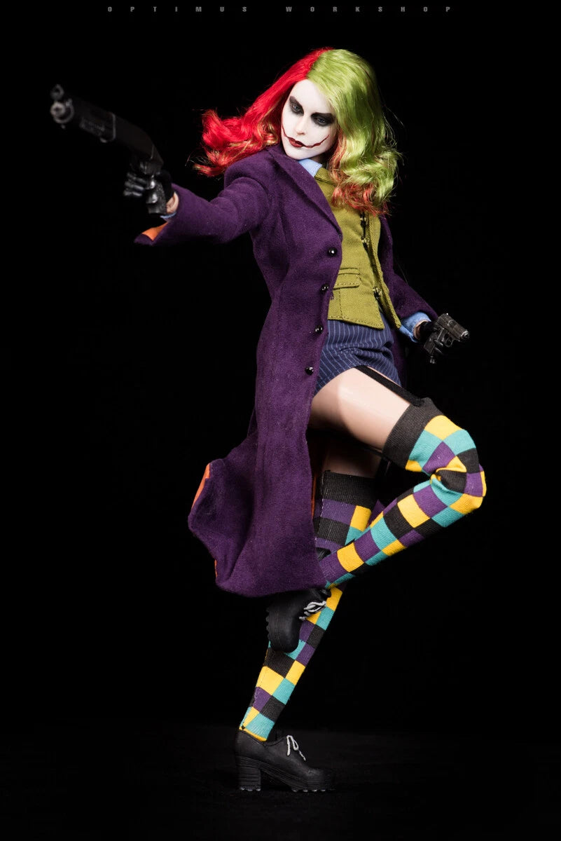 WOLFKING Female Joker Action Figure 1/6 Scale Model Toy WK89008A IN STOCK WOLFKING - KOEEK