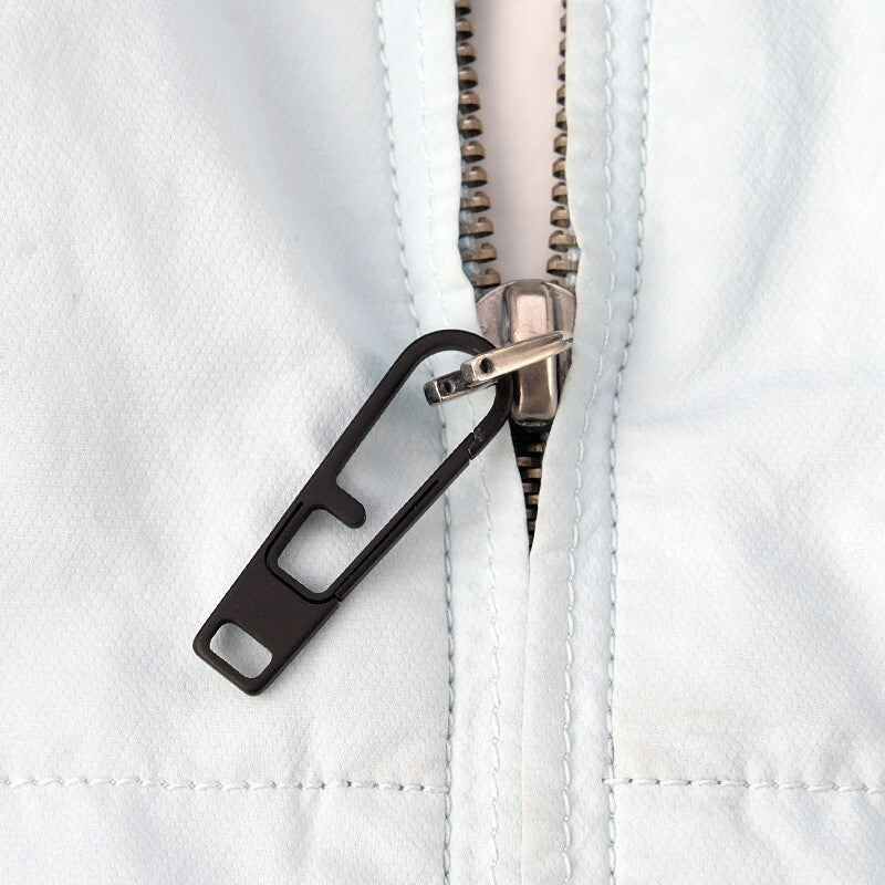 Titanium Keychain Zipper Head Connector DIY Backpack Buckle EDC Accessories Tool 07FC0E-D4 - KOEEK