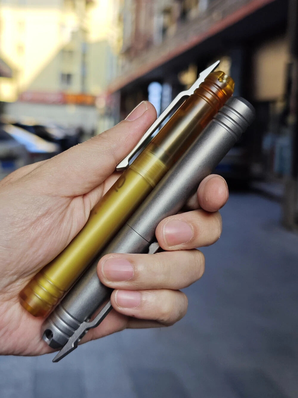 EDC Ultem Imported PEI Titanium Alloy Pen Multi-functional Portable Tools Pen 07FC0E-D4 - KOEEK