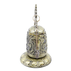 1PC Retro Style Lock Dragon Carved Buddha Bell Masterpiece Chinese Feng Shui Art 07FC0E-D4 - KOEEK