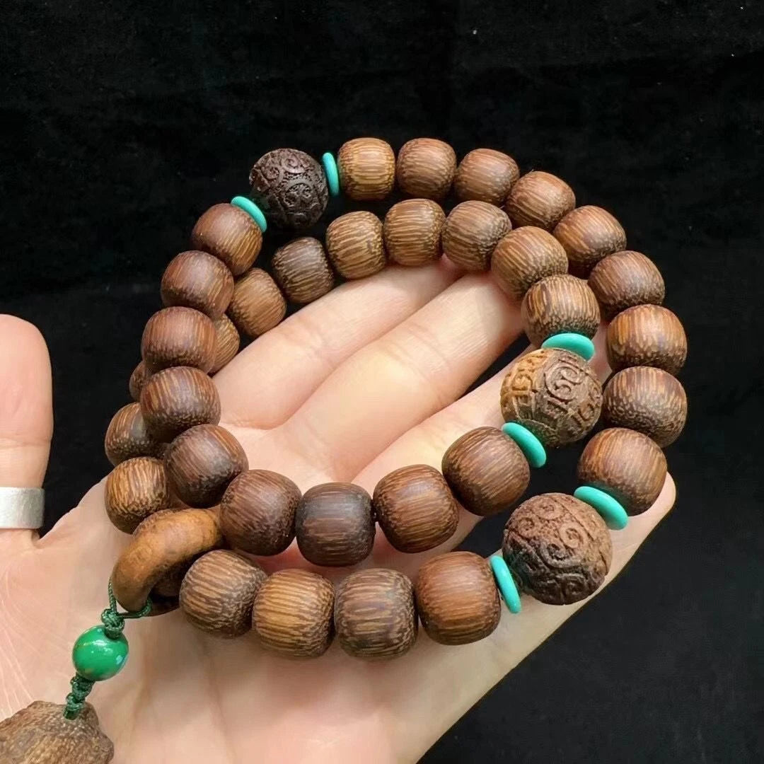Vietnamese agarwood Tara handheld size 11 * 12MM bracelet bracelet hand 07FC0E-D4 - KOEEK