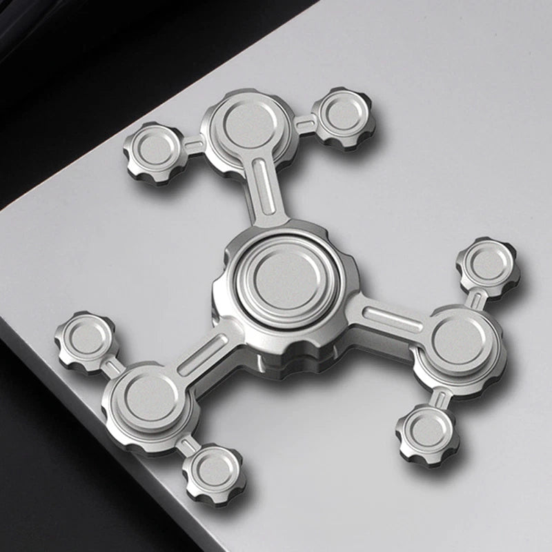 Chaos Pendulum luminous Fidget Spinner Adult Metal Hand Spinner EDC Fidget Toys 07FC0E-D4 - KOEEK
