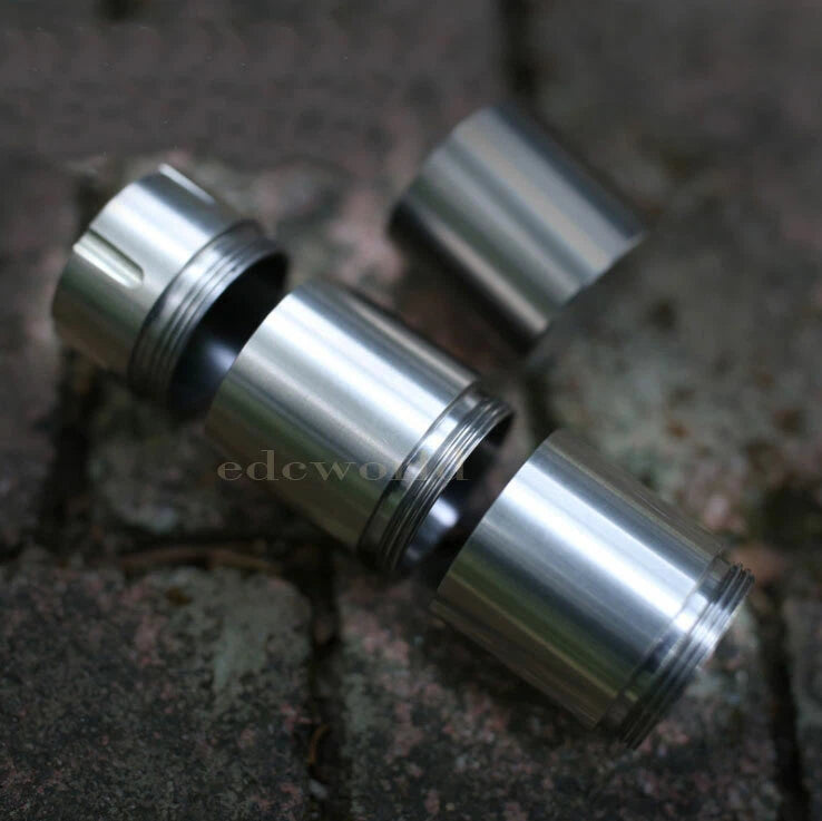 Titanium CNC Waterproof Box Storage Pill Case Sealed Medicine Bottle Container 07FC0E-D4 - KOEEK