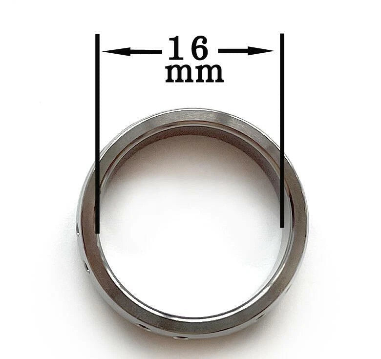 TC4 Titanium Alloy Ring CNC Made Men Women Finger Rings EDC Gift 07FC0E-D4 - KOEEK