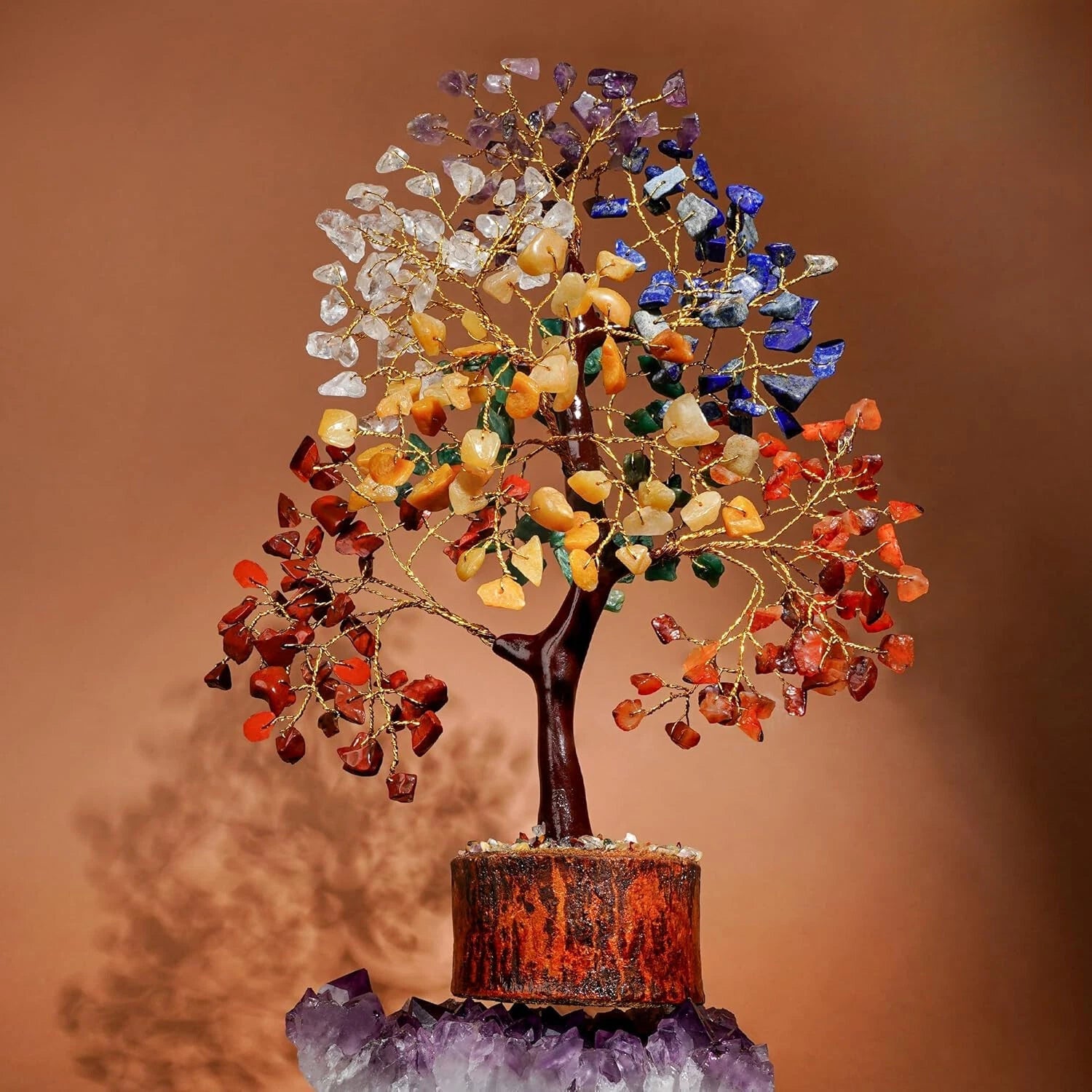 Crystal Tree of Life, handmade bonsai tree  to transmit money and good luck 07FC0E-D4 - KOEEK