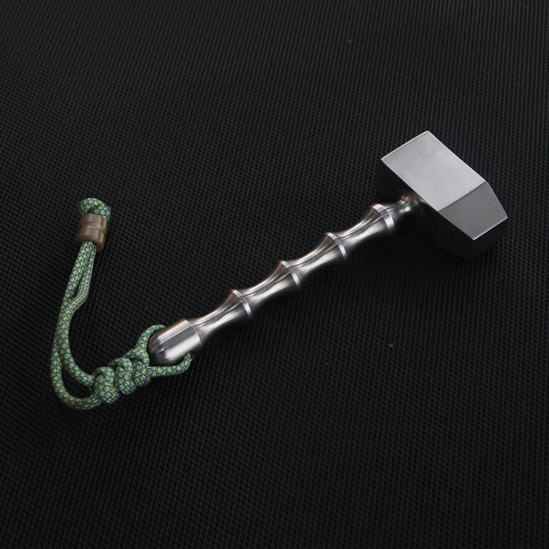EDC Hammer TC4 Titanium Alloy Compact Survival Tool Camping Hiking Mini Hammer 07FC0E-D4 - KOEEK