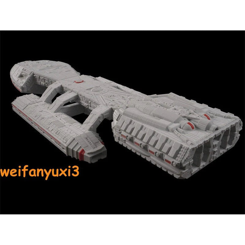 1/3600 Battlestar Galactica(1978) Space Fortress Mothership Model Kit W/base 07FC0E-D4 - KOEEK