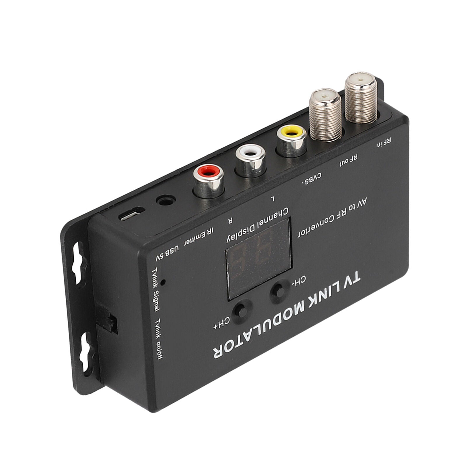 new TV Link Modulator UHF Modulator AV To RF Converter With Channel Display USB koeek - KOEEK