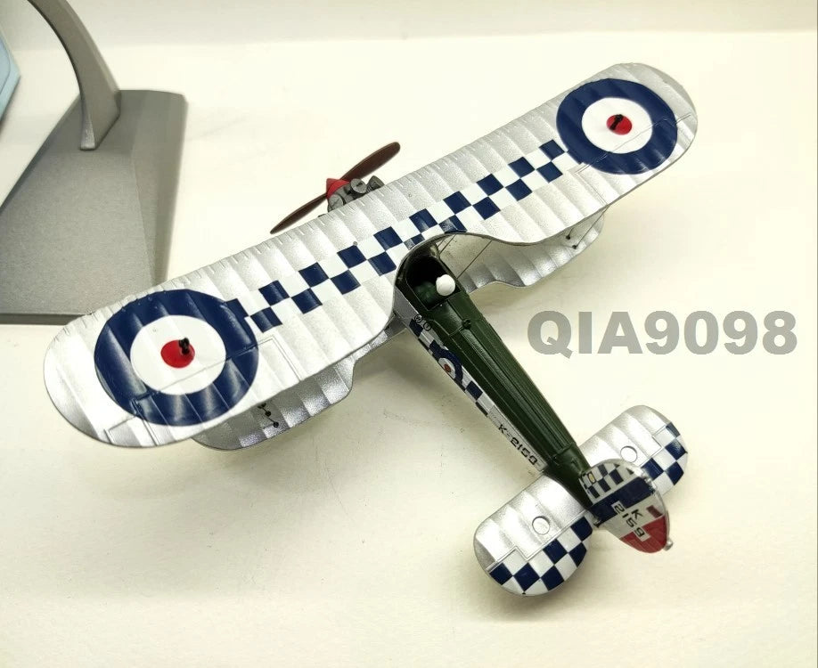 1/72 Scale WWI UK Air Force Bristol Bulldog Aircraft Metal + Plastic Model 07FC0E-D4 - KOEEK
