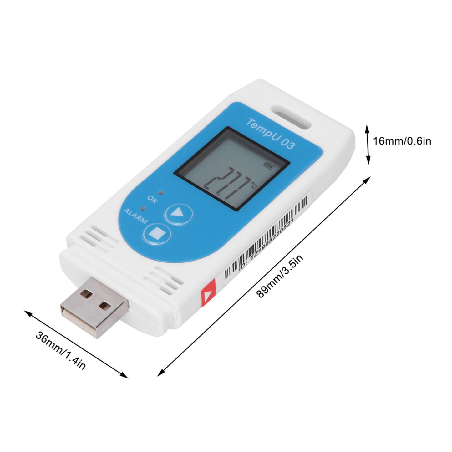 new Portable LCD USB Temperature & Humidity Data Logger PDF GSP Datalogger Recorder koeek - KOEEK