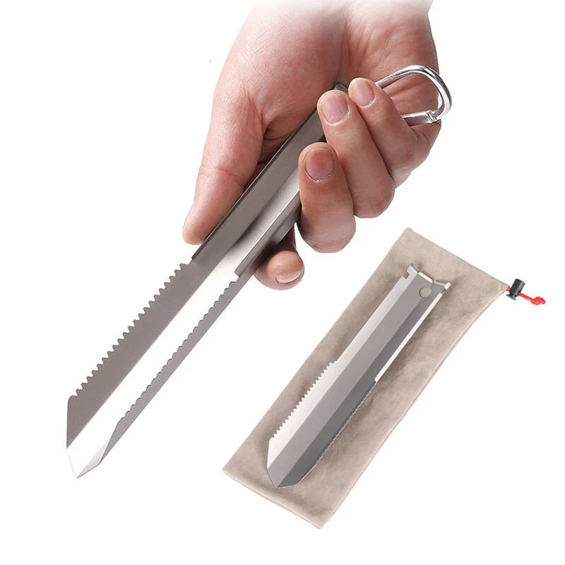 Titanium Shovel Camping Portable Digging Multifunctional Gardening Shovel 07FC0E-D4 - KOEEK