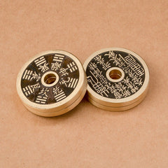 Brass Bagua Haptic Coins EDC Adult Metal Fidget Toys Stress Relief 07FC0E-D4 - KOEEK