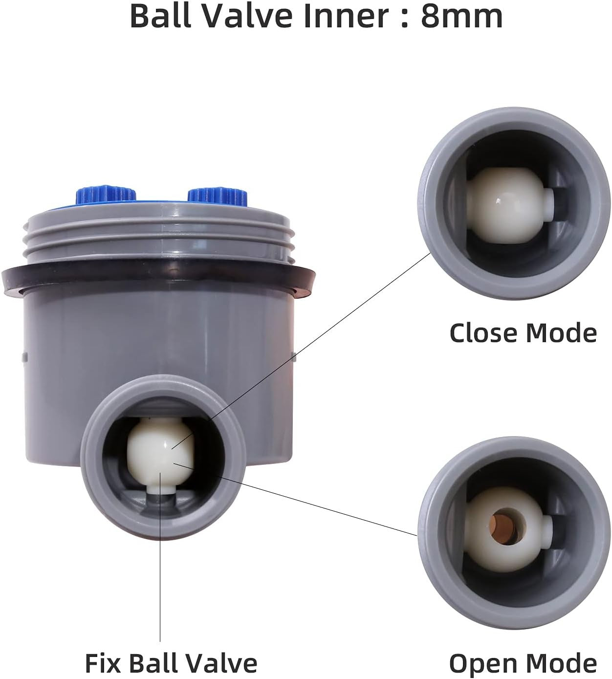 new Sprinkler Water Timer Programmable Garden Zero Pressure Waterproof Blue 07FC0E-D4 - KOEEK