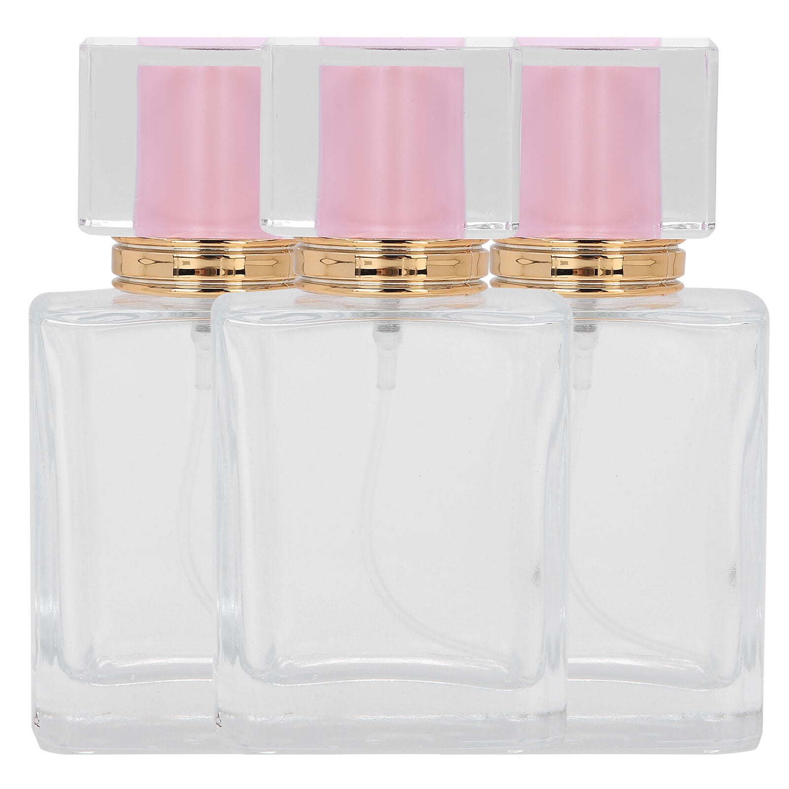 new 50ml Refillable Perfume Bottle Spray Liquid Empty Atomizer Container(Pink ) HGF koeek - KOEEK