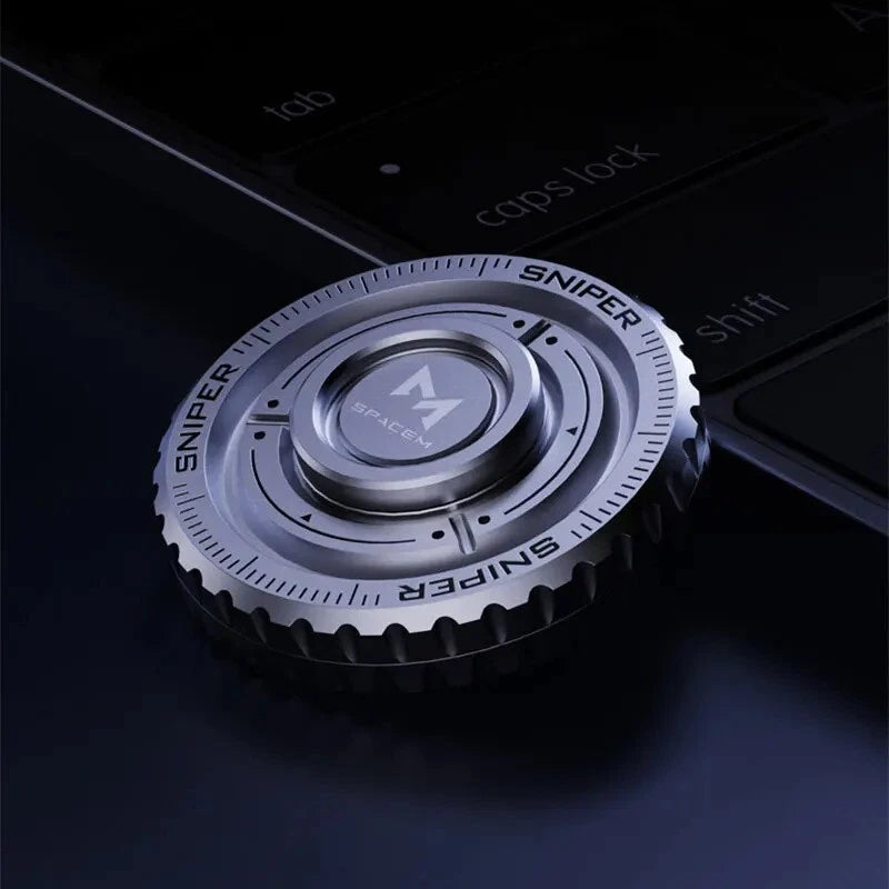 Sniper Mechanical Ratchet Fidget Spinner EDC Fidget Clicker Adult Fidget Toys 07FC0E-D4 - KOEEK