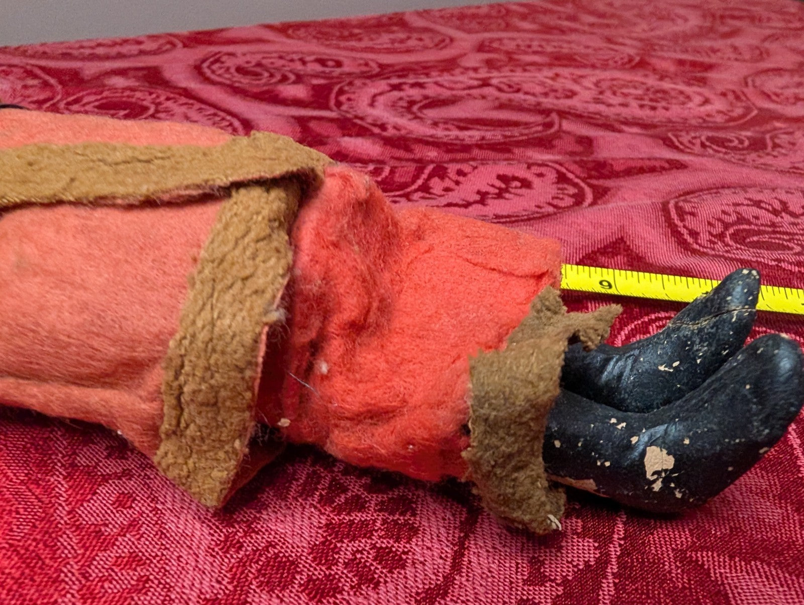 Antique German Belsnickel Father Santa 9” Candy Container Christmas Decor Paper CANDY - KOEEK