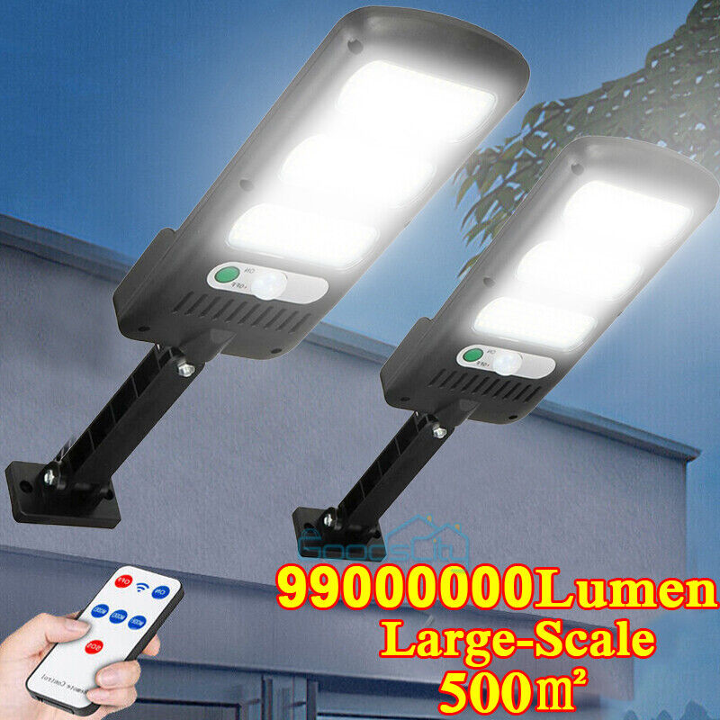 ny Luz Lamparas 213 LED Luces Solares Udvendig Para Patio Con Sensor De Movimiento