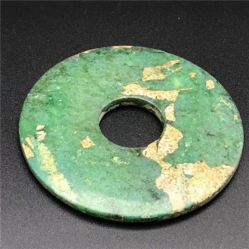 Xiuyu Jade Antique Pendant Amulet Hand-Carved Feng Shui  Vintage Charm 07FC0E-D4 - KOEEK