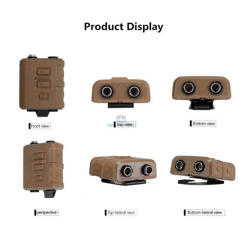 Military FCS V60 PTT Tactical Multi Channel Push To Talk For Prc 148 152 Radio 07FC0E-D4 - KOEEK