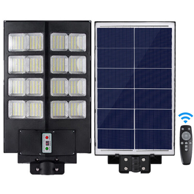 ny 990000000000LM 1000W Watt Kommersiell Solar Gatelys Parkeringsplass Veilampe