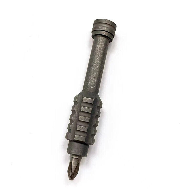 Titanium Alloy PEI Tool for 1/4" Screwdriver Head w/ Stress Relieve Toy EDC Tool 07FC0E-D4 - KOEEK