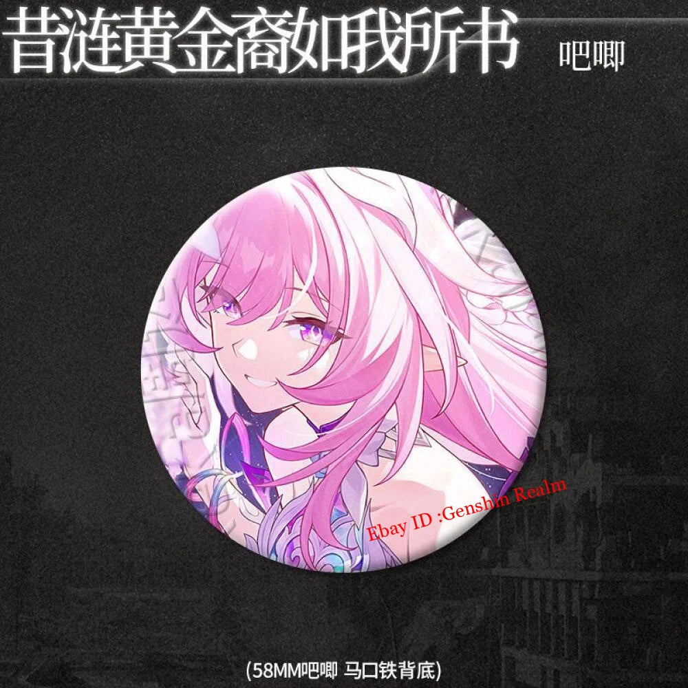 Anime Honkai: Star Rail Cyrene Dazzle Ticket Badge Set Decor Collection Gift 07FC0E-D4 - KOEEK
