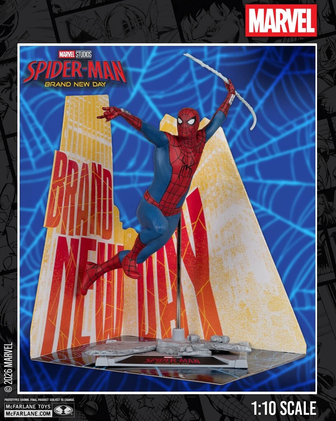 McFarlane Marvel Spider-Man   Day Spider-Man 1/10 Statues Presale 07FC0E-D4 - KOEEK