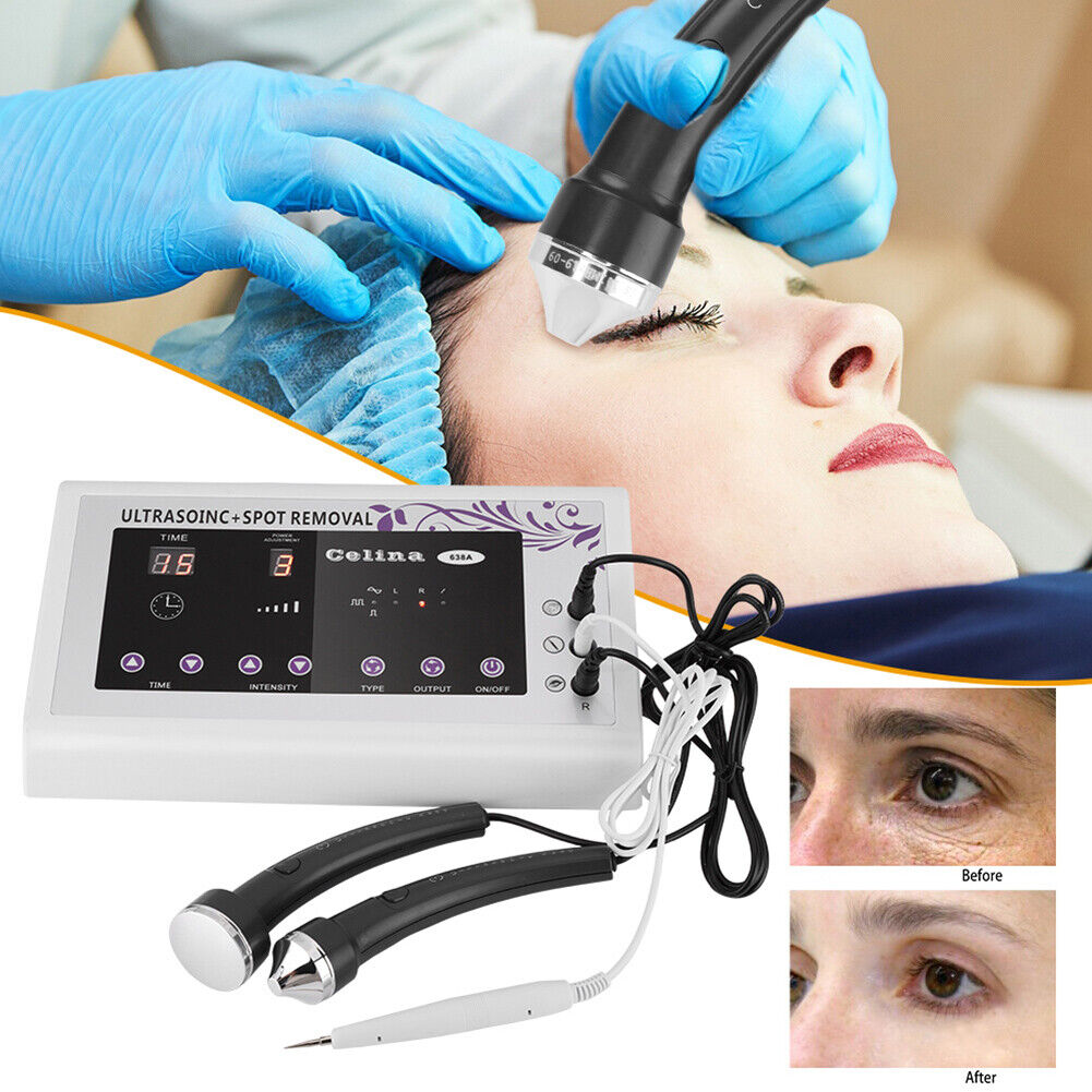 ny Ultrasonic Beauty Instrument Spots Mole Removal Pen Anti-Aging EU Plug 220V