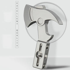 Mini Titanium Axe Style Keychain Pendant Necklace Opener Outdoor Multi EDC 07FC0E-D4 - KOEEK