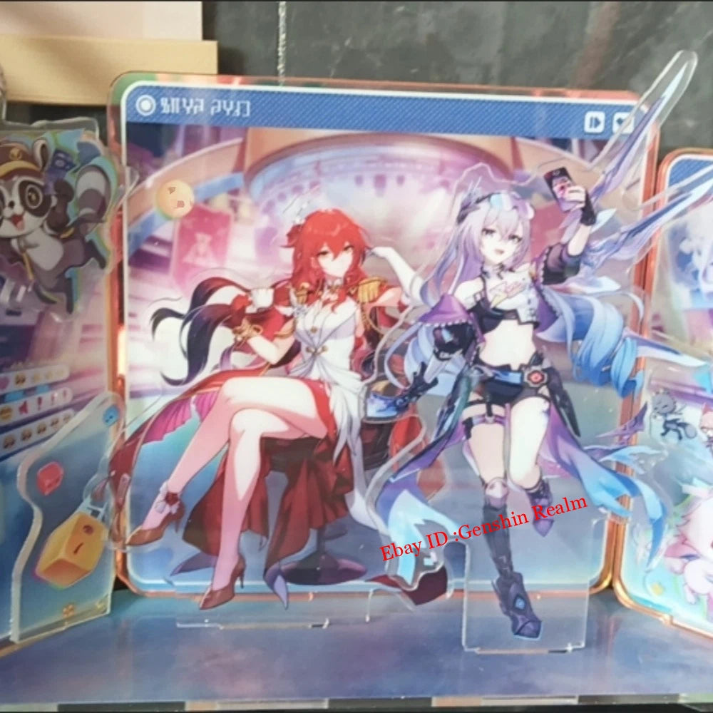 Anime Honkai: Star Rail Silver Wolf Deluxe Acrylic Desktop Stand Collection Gift 07FC0E-D4 - KOEEK