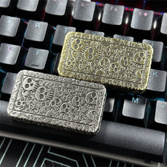 EDC Fidget Toys Metal Skull Fidget Slider Adult Fidget Blocks ADHD Tool 07FC0E-D4 - KOEEK