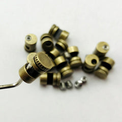 3pcs Thumb Stud Brass for Buck 110 Suitable knife back thickness 3.1/3.5/4mm 07FC0E-D4 - KOEEK