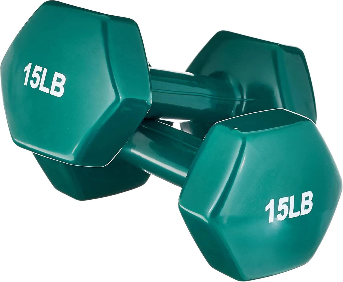 Vinyl coated dumbbell hand weights 07FC0E-D4 - KOEEK