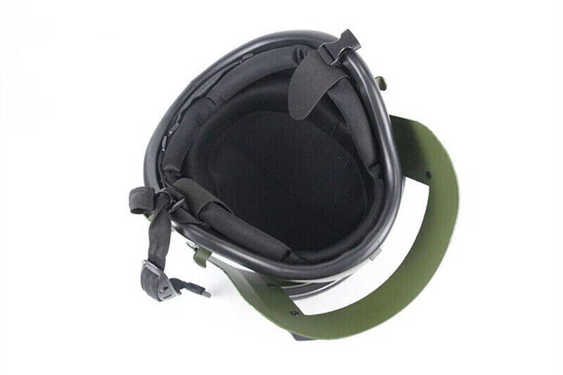 Russian Army K6-3 Steel Helmet Olive Vizor Special Units Full Face Mask Tactics 07FC0E-D4 - KOEEK