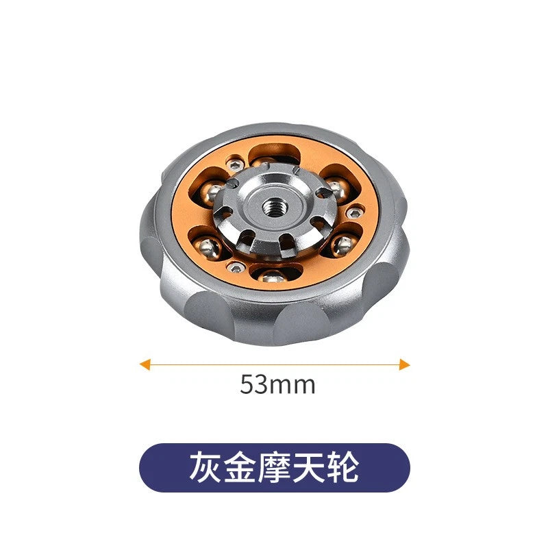 Metal Fidget Spinner Aluminium Alloy Spinning Top Tip Stress Relief EDC Toy 07FC0E-D4 - KOEEK