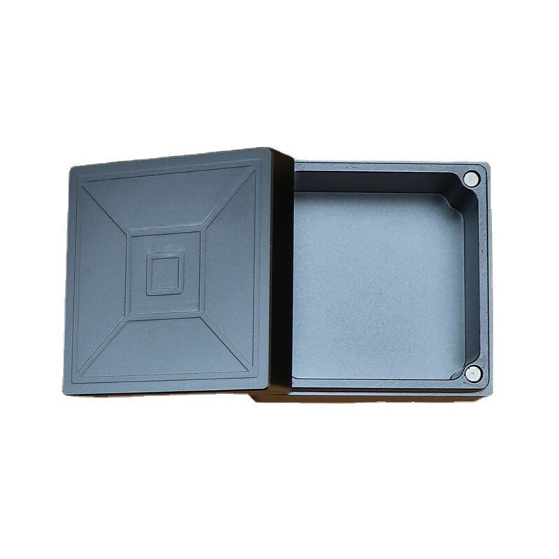 EDC Aluminum Alloy Square Magnet Adsorption Jewelry Storage Box Pills Tool Box 07FC0E-D4 - KOEEK