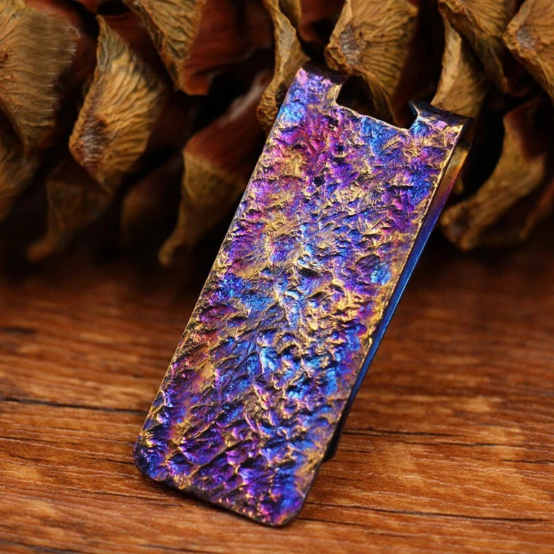 Titanium Money Clip Wallet Metal Credit Card Cash Holder Bottle Opener EDC Tool 07FC0E-D4 - KOEEK