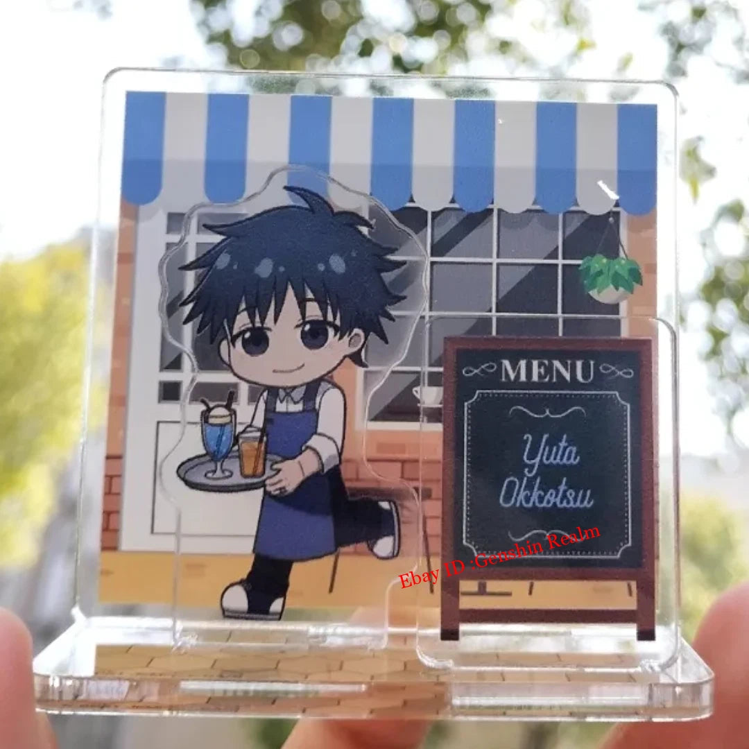 Anime Jujutsu Kaisen Fushiguro Megumi Restaurant Desktop Stand Figure Decor Gift 07FC0E-D4 - KOEEK